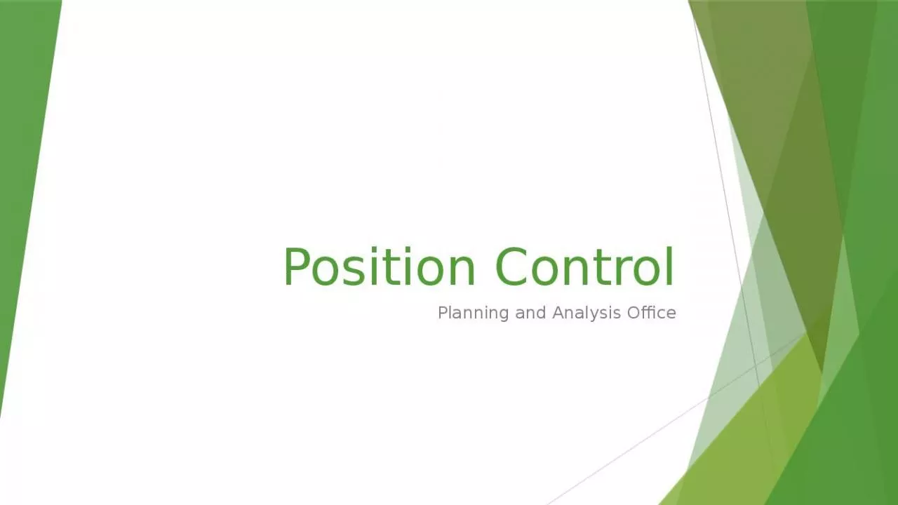 PPT-Position Control