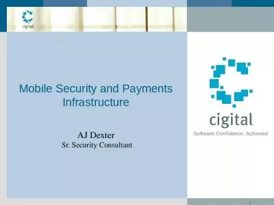 Mobile Security and Payments Infrastructure