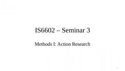 IS6602   Seminar 3