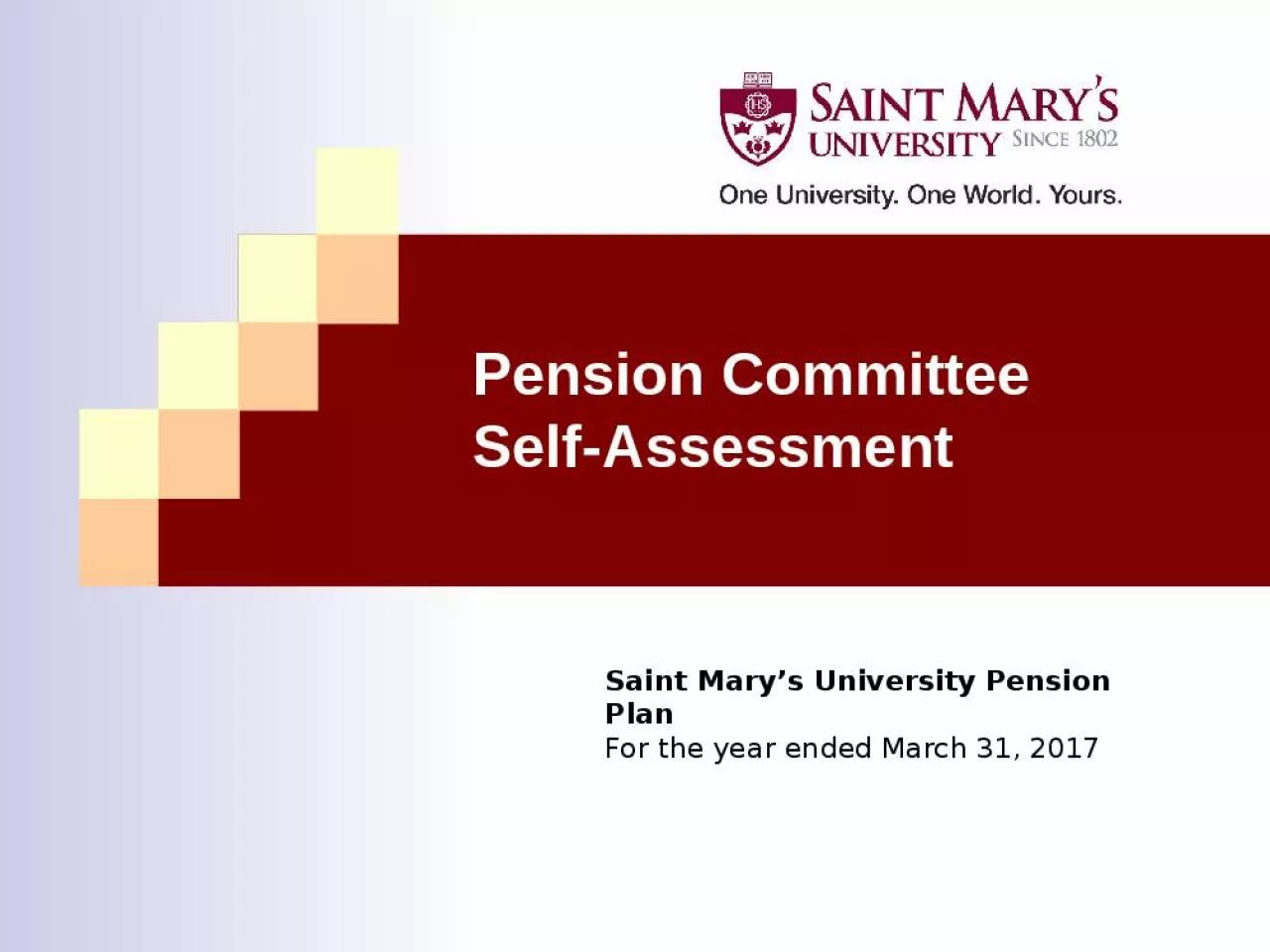 PPT-Pension Committee Self-Assessment