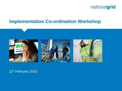 Implementation Co-ordination Workshop