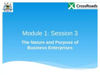 Module 1: Session 3