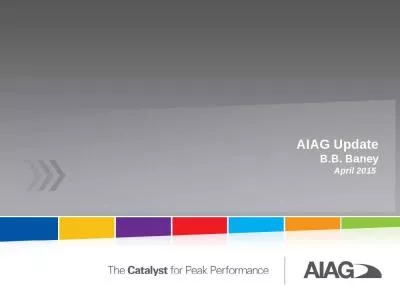 AIAG Update B.B. Baney April 2015