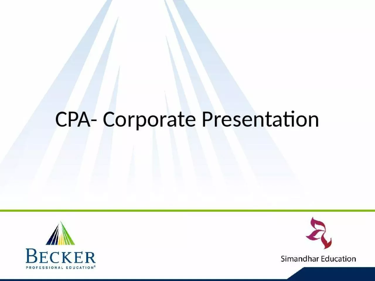 PPT-CPA- Corporate Presentation