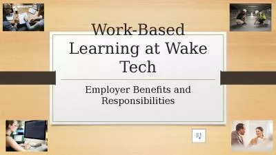 Work-Based Learning at Wake Tech