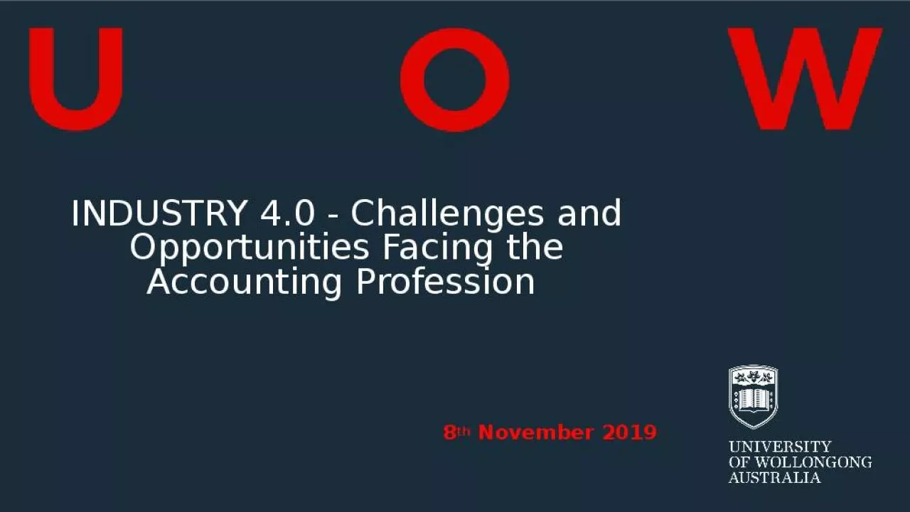 PPT-INDUSTRY 4.0 - Challenges and Opportunities Facing the Accounting Profession