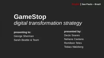 GameStop digital transformation strategy