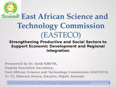 East African Science and Technology Commission (EASTECO)