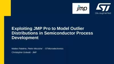 Exploiting JMP Pro to Model Outlier Distributions in Semiconductor Process Development