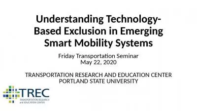 Understanding Technology-Based Exclusion in Emerging Smart Mobility Systems