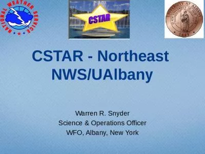 CSTAR - Northeast  NWS/UAlbany