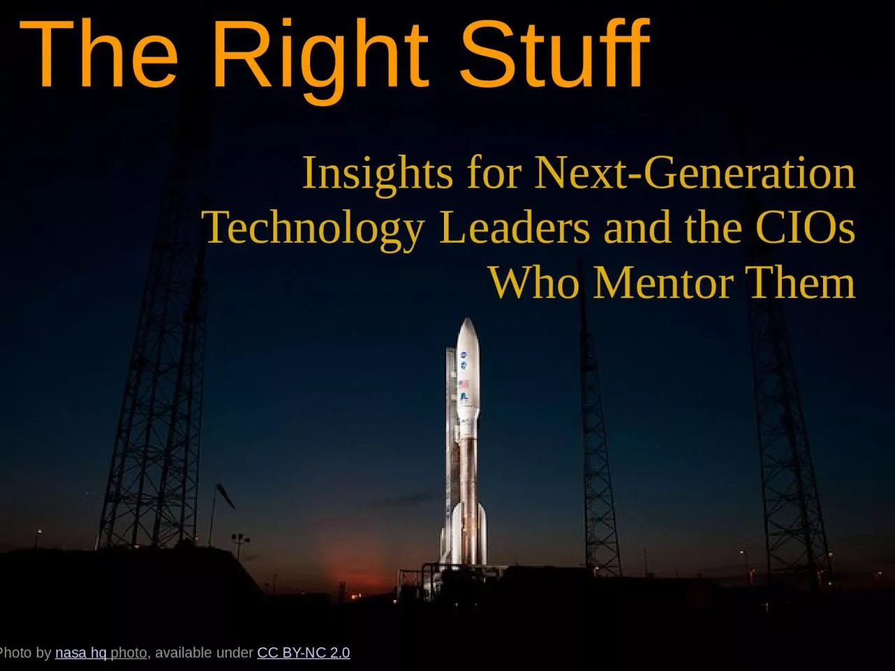 PPT-The Right Stuff