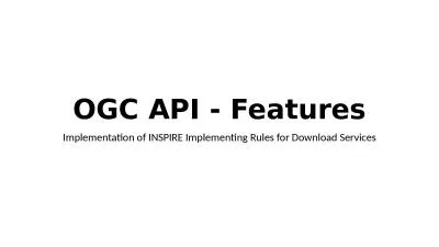 OGC API - Features