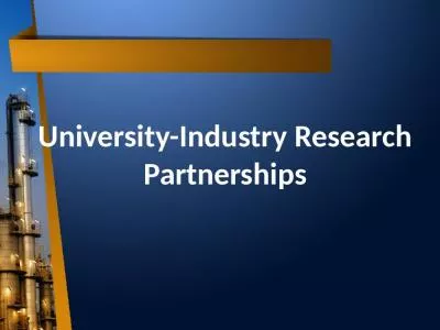 University-Industry Research Partnerships