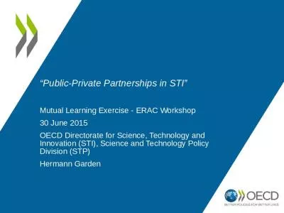 Public-Private Partnerships in STI