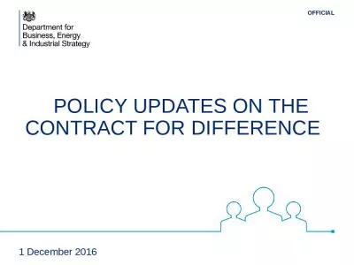 Policy updates on the contract for difference