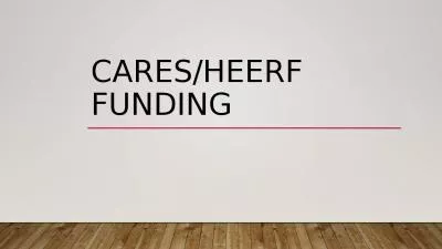 CARES/HEERF Funding