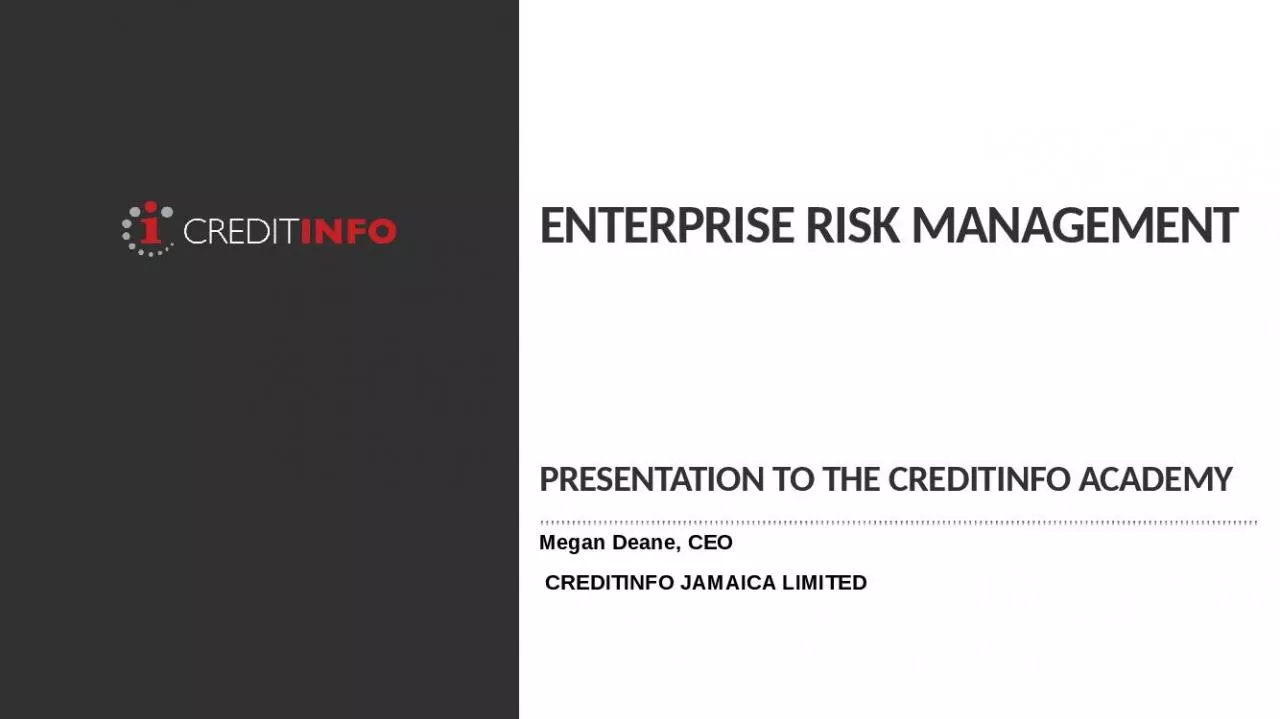 PPT-ENTERPRISE RISK MANAGEMENT