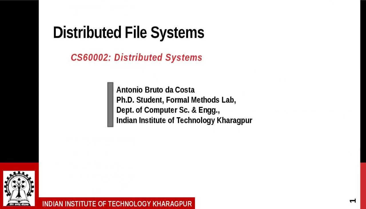 PPT-Distributed File Systems