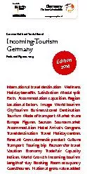 German National Tourist BoardIncoming-TourismGermanyFacts and Figures