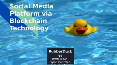 Social Media Platform via Blockchain Technology