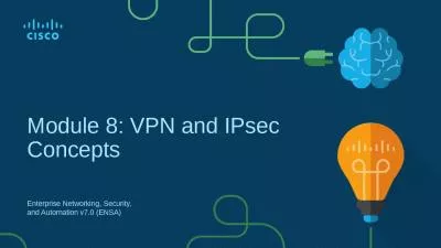 Module 8: VPN and IPsec Concepts