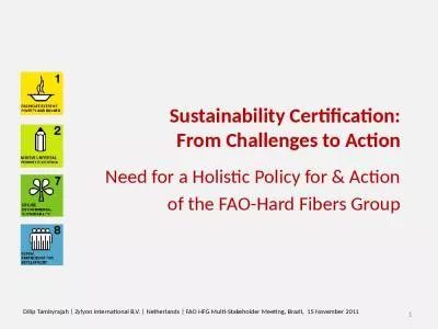 Sustainability Certification: From Challenges to Action