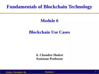 Fundamentals of Blockchain Technology