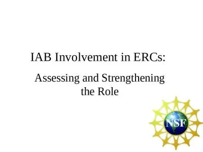 IAB Involvement in ERCs: