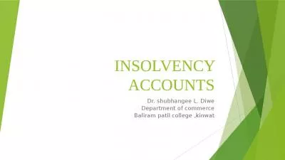 INSOLVENCY ACCOUNTS