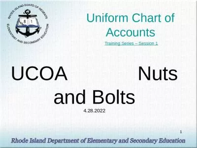 Uniform Chart of Accounts