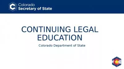 Continuing Legal Education