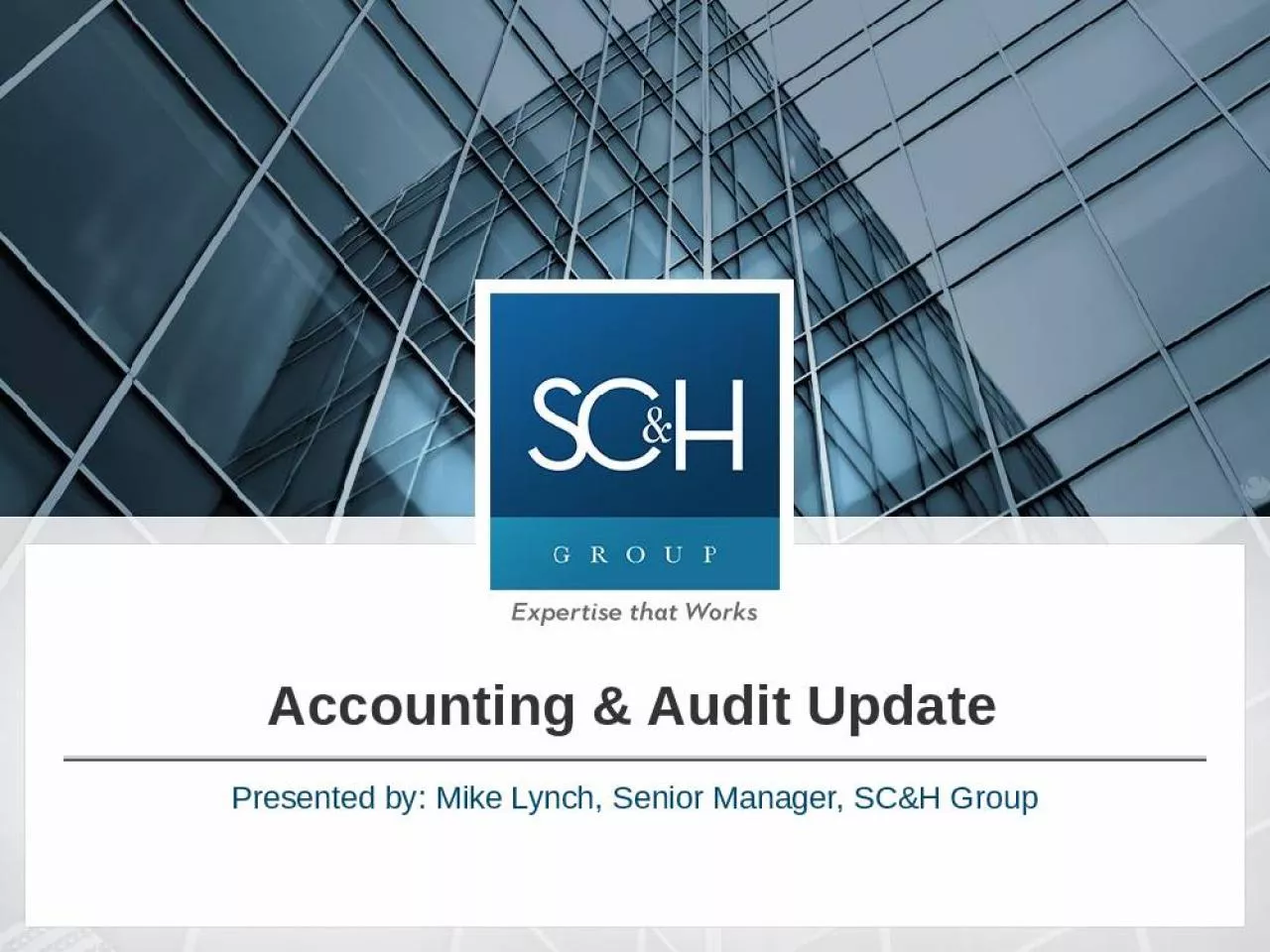 PPT-Accounting & Audit Update