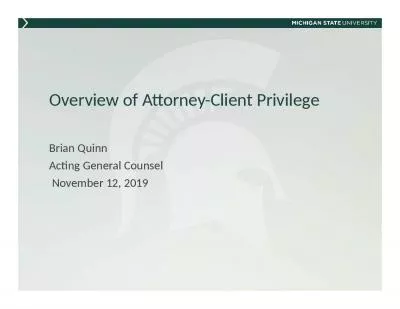 Overview of Attorney-Client Privilege