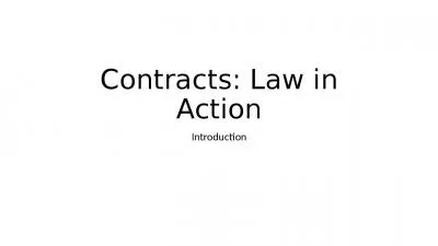 Contracts: Law in Action