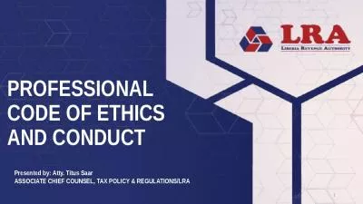 PROFESSIONAL CODE OF ETHICS AND CONDUCT