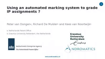 Using an automated marking system to grade IP assignments ?