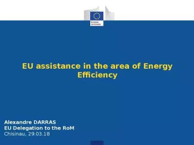 EU assistance in the area of Energy Efficiency