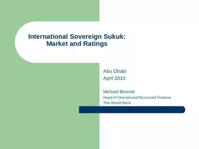 International Sovereign Sukuk:  Market and Ratings