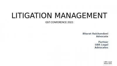 LITIGATION MANAGEMENT