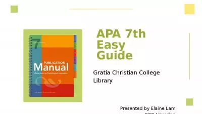 APA 7th Easy Guide