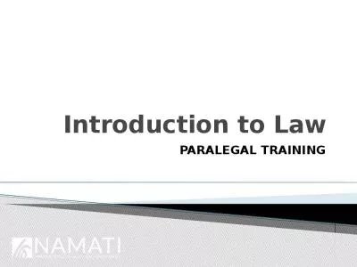 Introduction to Law