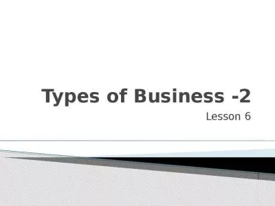 Types of Business -2