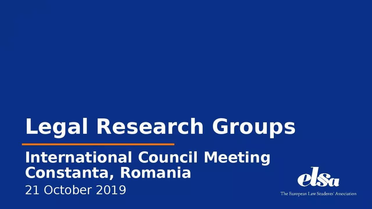 PPT-Legal Research Groups