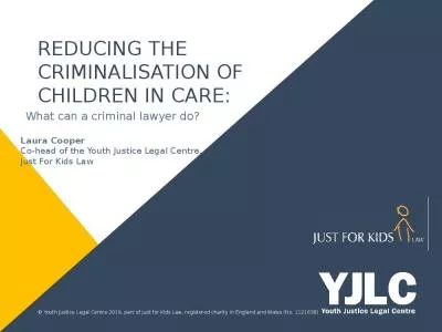 Reducing the criminalisation of children in care: