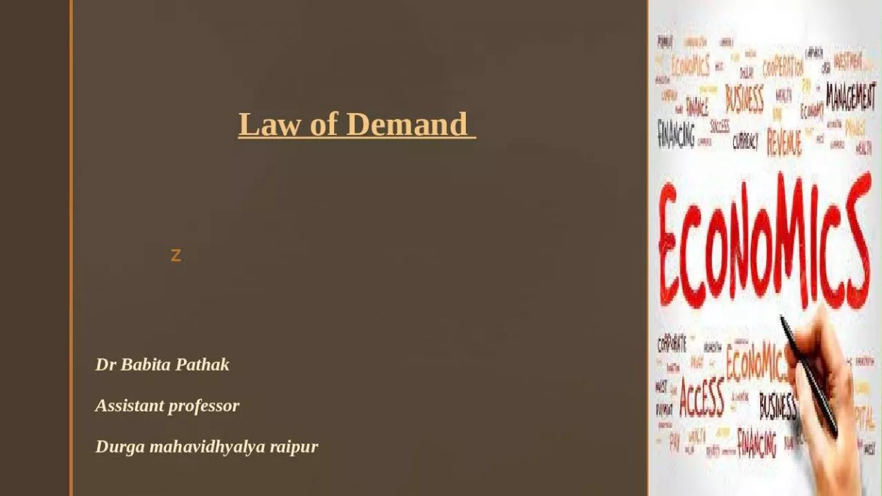 PPT-Law of Demand