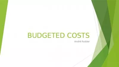 BUDGETED COSTS