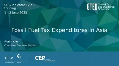 Fossil Fuel Tax Expenditures in Asia