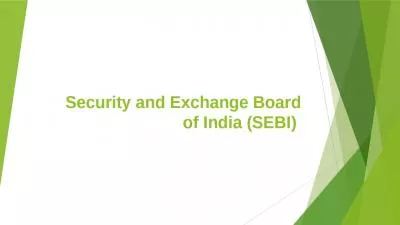 Security and Exchange Board of India (SEBI)