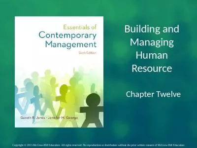 Building and Managing Human Resource